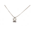 Light point necklace in white gold and 0.07 ct diamond - GB37176D/0.07