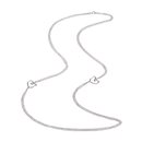 Catena Chantecler lunga rolò in Argento, 85cm - 30329