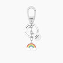 Steel key ring with RAINBOW phrase | THINK POSITIVE - 781013