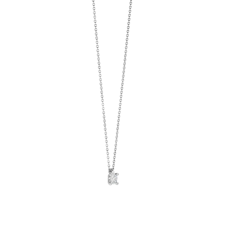 Collana TI SENTO MILANO punto luce in argento e zircone centrale - 34087ZI