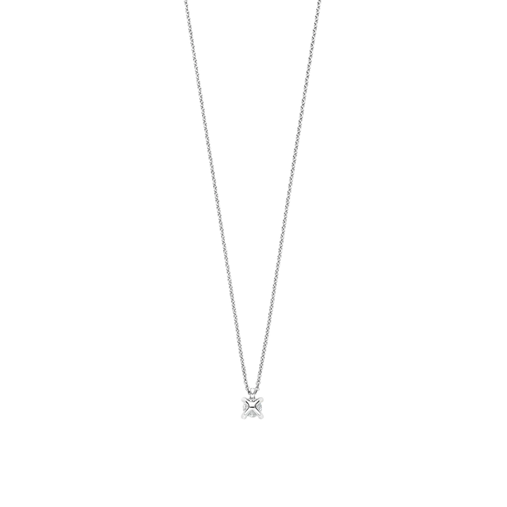 Collana TI SENTO MILANO punto luce in argento e zircone centrale - 34087ZI