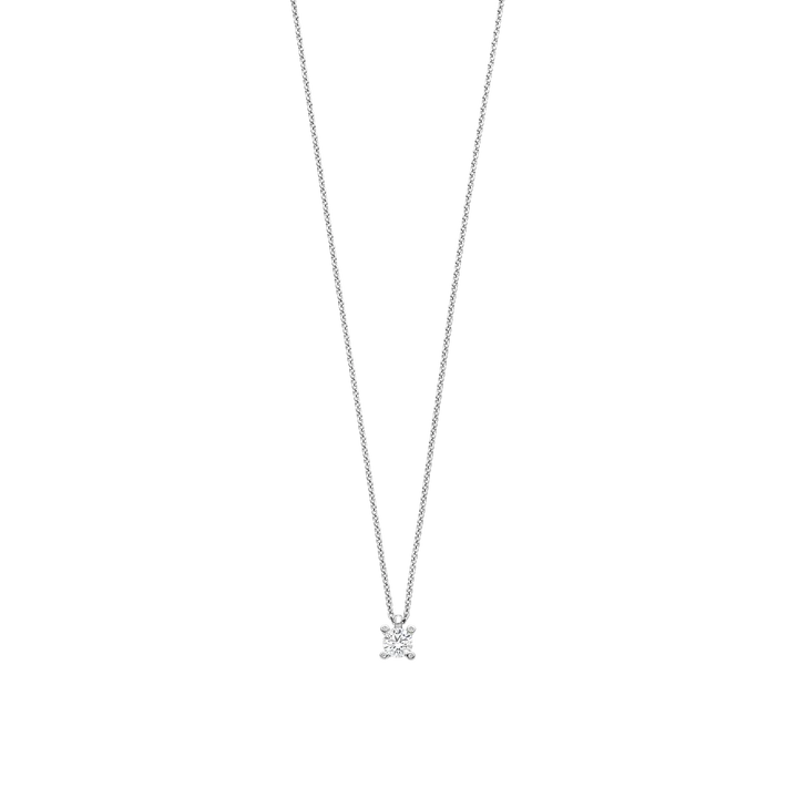 Collana TI SENTO MILANO punto luce in argento e zircone centrale - 34087ZI