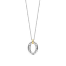 Collana TI SENTO MILANO in argento e zirconi binachi con pendente ovale - 34092ZY
