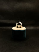 Anello Pianegonda in argento da donna a fascia con onice nera - AA010511