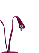 Diana - Orecchini trilogy in oro bianco 18kt, rubini e giro di diamanti - OR D. 36 RU