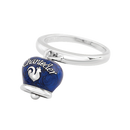 Anello Chantecler in argento e smalto blu perlato - 36386