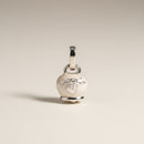 Kleiner Anhänger Chantecler, Kollektion Et Voilà, in Silber und weißem Emaille – 38074