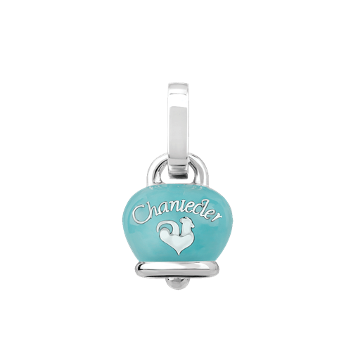 Ciondolo Chantecler Campanella piccolo in argento e smalto azzurro -38076