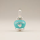 Ciondolo Chantecler Campanella piccolo in argento e smalto azzurro -38076