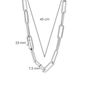 Silver chain necklace - 3937ZI