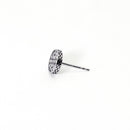 Mabina Man - Mono earring in silver with pavé MONOMANIA - 563627