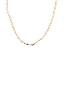 Mazza - Collana con perle fresh water, diametro 3.5-4, e chiusura in oro bianco 18kt - CL FRESH WATER 3.5-4