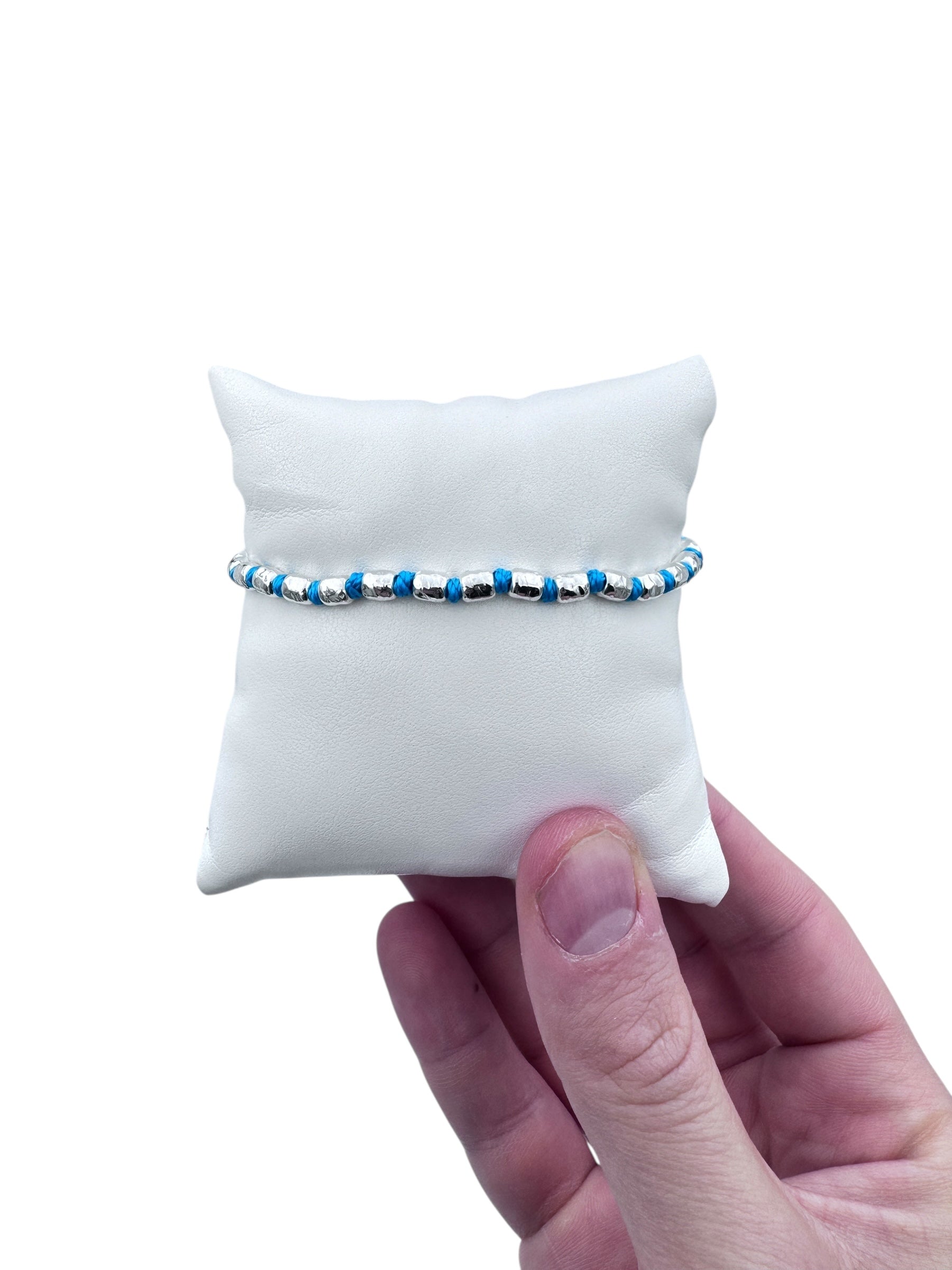 Bracciale Spadarella in argento, unisex, colore tiffany - SPBR431-tiffany