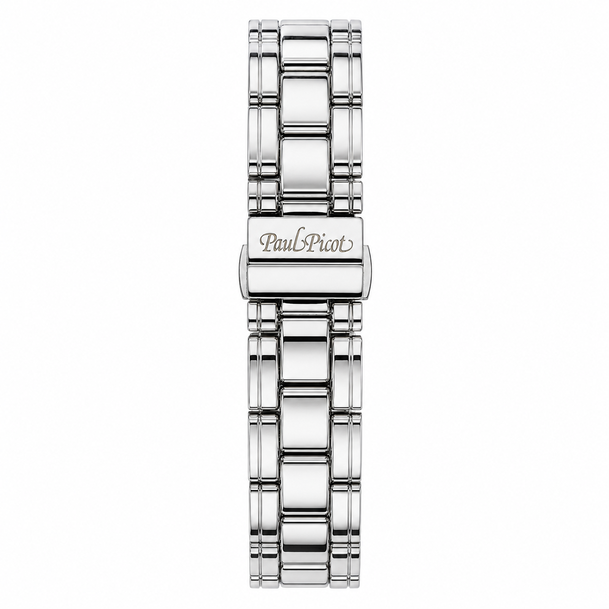 Orologio Paul Picot Brooklyn Lady Acciaio 32 x 19 mm — Quadrante bianco guilloché con piccoli secondi — Quarzo svizzero — NOS - 4033/BIANCO