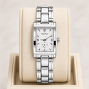 Orologio Paul Picot Brooklyn Lady Acciaio 32 x 19 mm — Quadrante bianco guilloché con piccoli secondi — Quarzo svizzero — NOS - 4033/BIANCO
