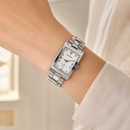 Orologio Paul Picot Brooklyn Lady Acciaio 32 x 19 mm — Quadrante bianco guilloché con piccoli secondi — Quarzo svizzero — NOS - 4033/BIANCO