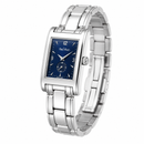 Orologio Paul Picot Brooklyn Lady Acciaio 32 x 19 mm — Quadrante blu notte con piccoli secondi — Quarzo svizzero — NOS - 4033/BLU