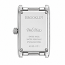 Orologio Paul Picot Brooklyn Lady Acciaio 32 x 19 mm — Quadrante blu notte con piccoli secondi — Quarzo svizzero — NOS - 4033/BLU