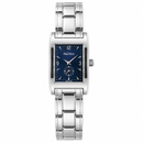 Orologio Paul Picot Brooklyn Lady Acciaio 32 x 19 mm — Quadrante blu notte con piccoli secondi — Quarzo svizzero — NOS - 4033/BLU
