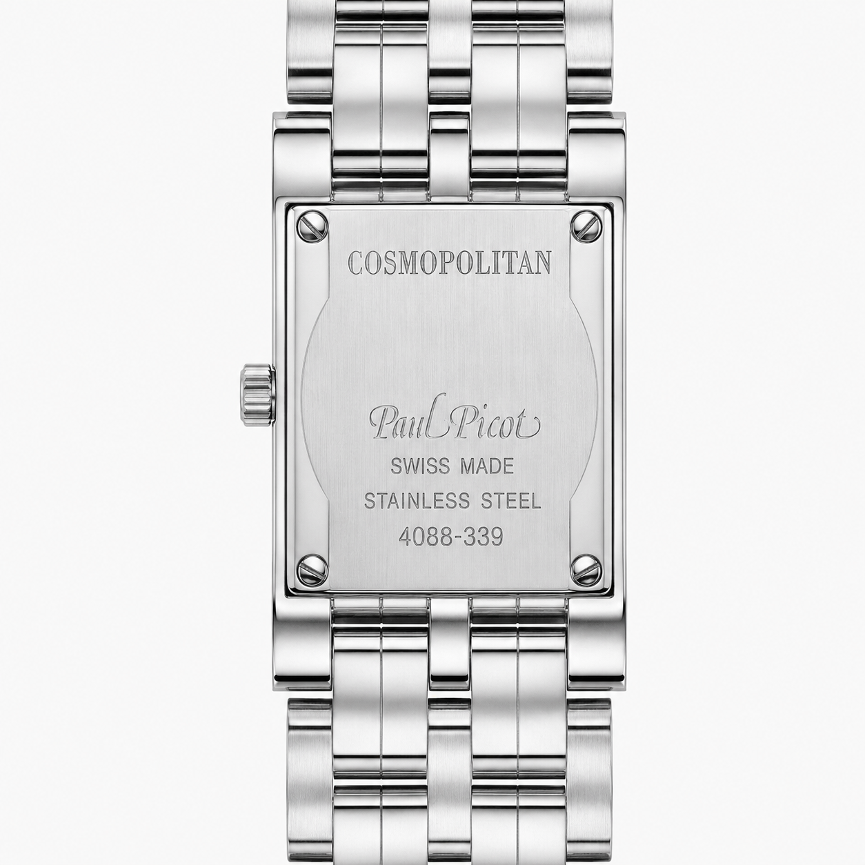 Orologio Paul Picot Cosmopolitan Lady — Quadrante blu con numeri romani — Quarzo svizzero — NOS, 22mm - 4088/B
