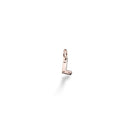 Le Bebè Charm in Rose Gold and Silver with Letter L - Lock Your Love - LBB170-L