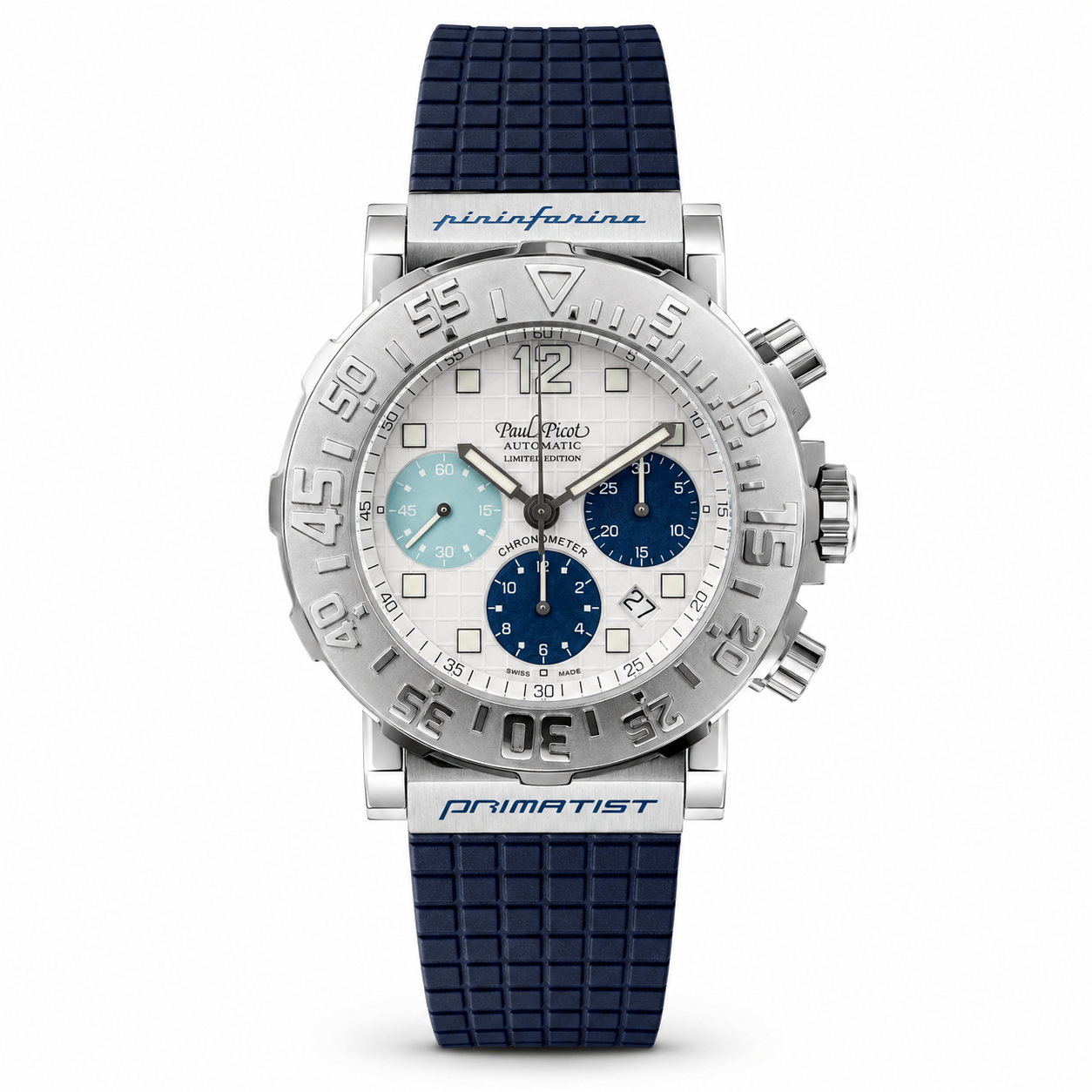 Orologio Paul Picot Le Plongeur C-Type Primatist by Pininfarina - Limited Edition n. 077 — Cronografo automatico COSC — NOS - 4116P/1