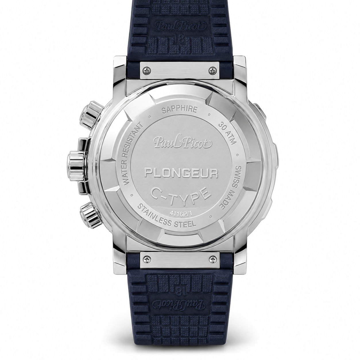 Orologio Paul Picot Le Plongeur C-Type Primatist by Pininfarina - Limited Edition n. 077 — Cronografo automatico COSC — NOS - 4116P/1