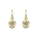 Campanelle earrings in 18K gold - 36582