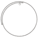 Chantecler-Halskette aus Silber mit diamantgeschliffenen Kugeln – 41313
