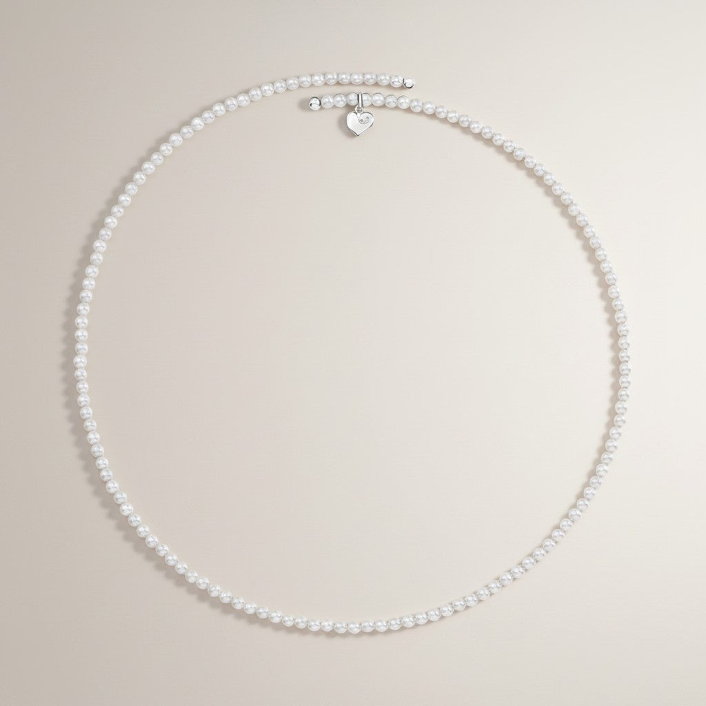 Choker Chantecler in pasta di conchiglia e argento - 42459
