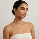 Choker Chantecler in pasta di conchiglia e argento - 42459