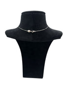 Girocollo Damiani in oro bianco 18kt e diamanti con pendente ovale - DDB32858