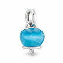 Ciondolo Chantecler Campanella medio in argento, color topazio azzurro - 43003