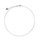 Catena corta 39-42cm maglia rettangolare in argento con logo Chantecler - Cod. 43009