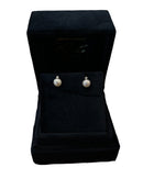 Pearl and diamond earrings, 0.03ct - XD 113/0500A