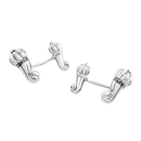 Gemelli Chantecler Corno piccoli in argento - 44061