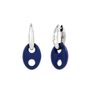Orecchini Chantecler Capriness maglia marina in argento, color lapisllazuli - 44072