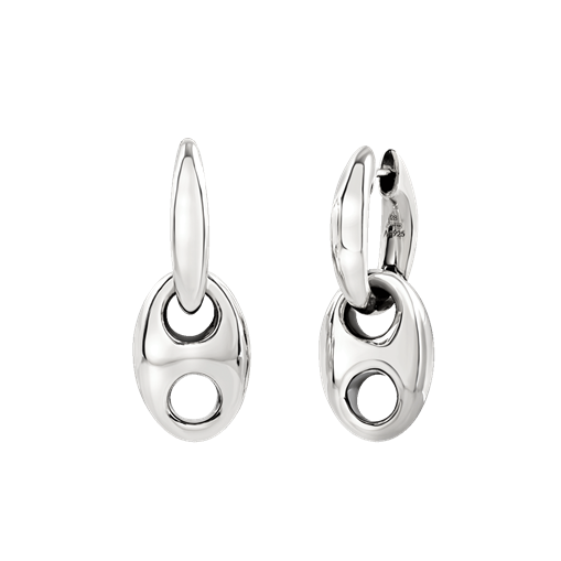 Orecchini Chantecler Capriness maglia marina in argento - 44123