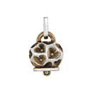 Ciondolo Chantecler in argento, grande con cuori incisi a mano - 44359