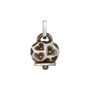 Ciondolo Chantecler in argento, medio con cuori incisi a mano - 44360