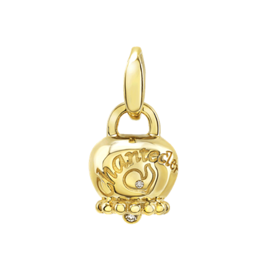 Ciondolo Chantecler Campanella Suamèm medio in oro giallo 9kt  - 44629