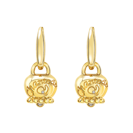 Orecchini Chantecler Campanella Suamèm piccoli in oro giallo 9kt - 44631