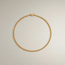 Catena rolò in vermeil in argento dorato con logo Chantecler - 44696