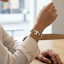 Bracciale in argento Chantecler Capriness con maglia marina - 44712