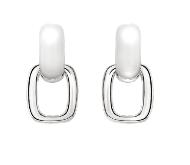 Orecchini Chantecler in argento colelzione Capriness maglia marina - 44715