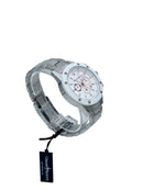Orologio Cesare Paciotti, White Frozen, quadrante bianco al quarzo, 45mm - TSCR068