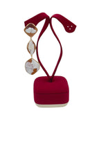 LUCEDEIMIEIOCCHI Monorecchino pendente 3 cammei naturali in argento dorato - LDMO 799 OR