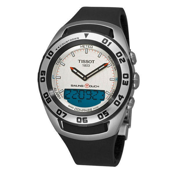 Tissot Analog casual Sailing Touch Black Mens, 45mm - T0564202703100 