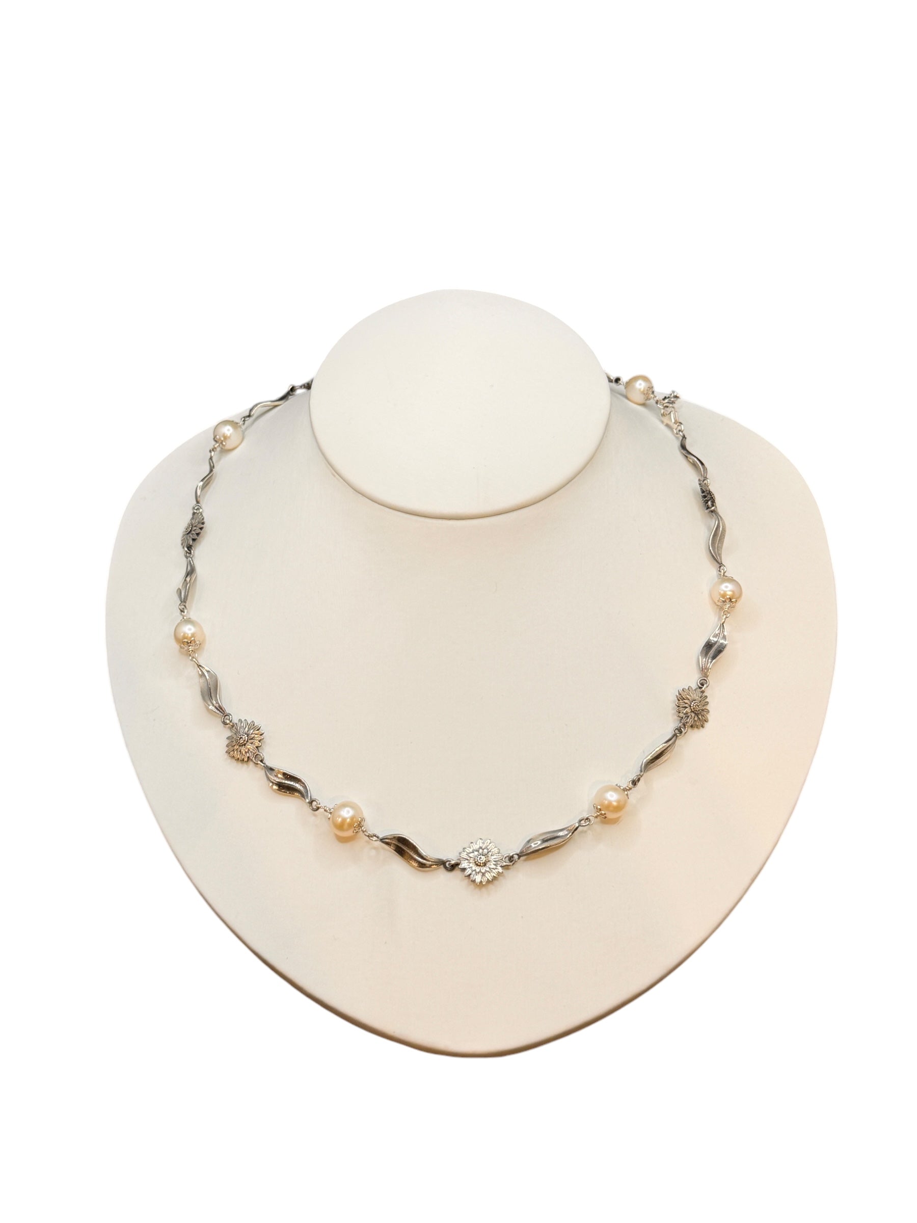 COLLANA LABRIOLA CON PERLE FRESHWATERE MARGHERITE IN ARGENTO - 2246