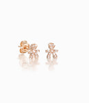 Le Bebé Single Earring - LBB331 Le Briciole In Rose Gold and Diamonds